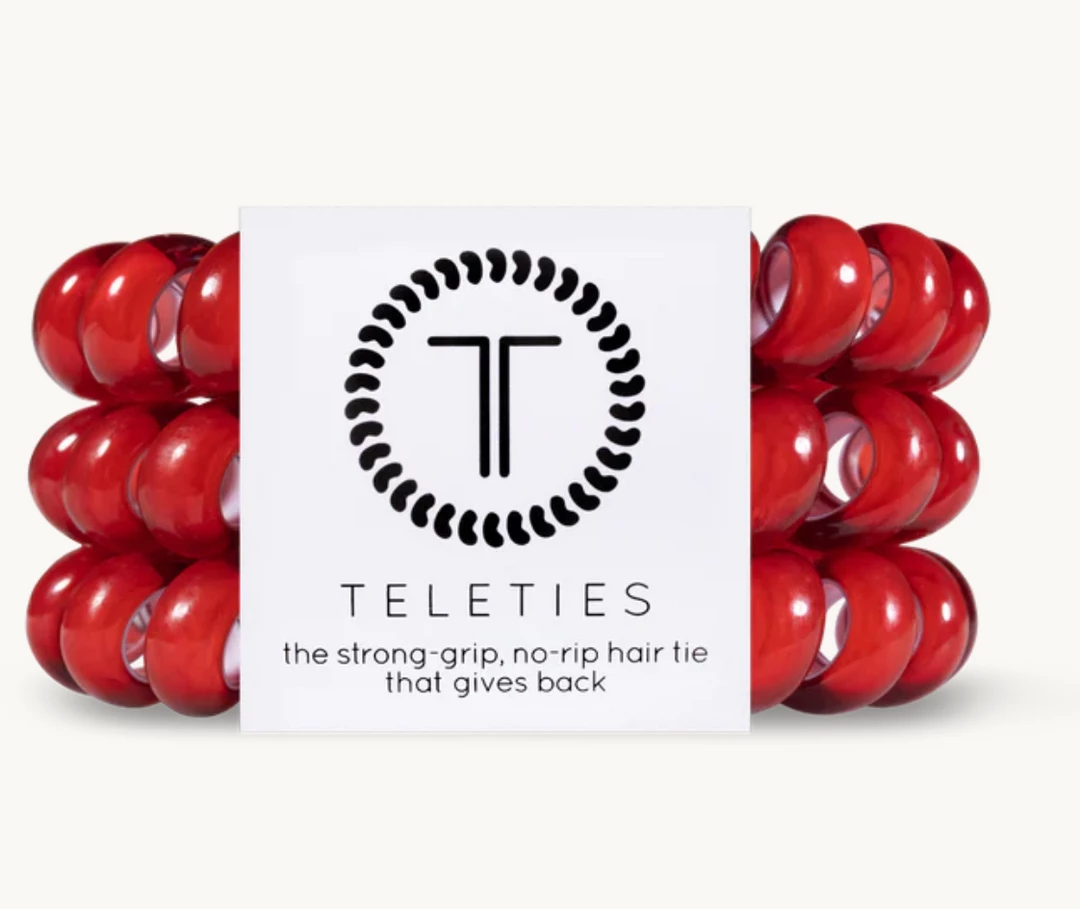 Twine + Twig TELETIES | Scarlet Red | Large Teen Collection 1 Twine + Twig TELETIES | Scarlet Red | Large Teen Collection