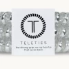 Twine + Twig TELETIES | Electric Silver | Small Teen Collection