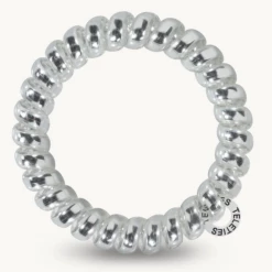 Twine + Twig TELETIES | Electric Silver | Small Teen Collection