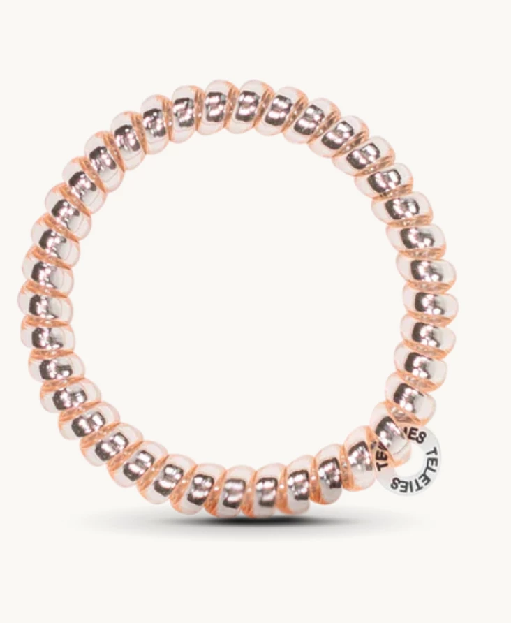 Twine + Twig TELETIES | Millennial Pink | Small 2 Twine + Twig TELETIES | Millennial Pink | Small