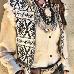 Twine + Twig Intricate Layer Necklace Set Fiesta Collection