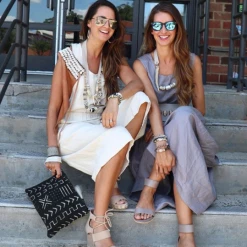 Twine + Twig Neutral Collection Antler Slim Tip Necklace | Gray 12 Twine + Twig Neutral Collection Antler Slim Tip Necklace | Gray