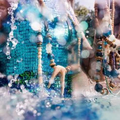 Twine + Twig Tones Collection Trio Stack Bracelet Set | Lagoon