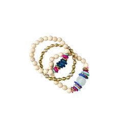 Twine + Twig Trio Stack Bracelet Set | Multi | Together Rising