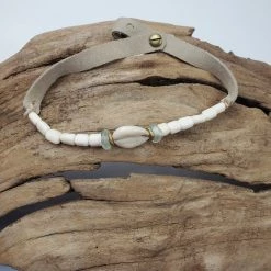 Twine + Twig Layer Choker Necklace | Cowrie Cowrie Collection