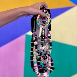 Twine + Twig Simple Seed Bracelet | Electric Multi