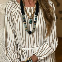 Twine + Twig Tones Collection Trio Stack Bracelet Set | Lagoon