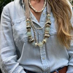 Twine + Twig Layer Choker Necklace | Neutral