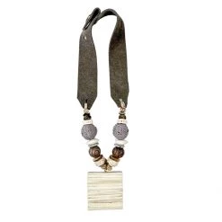 Twine + Twig Mid Pendant Necklace | Cowrie Cowrie Collection