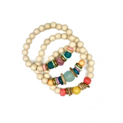 Twine + Twig Calypso Collection Trio Stack Bracelet Set | Calypso