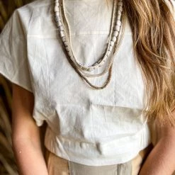 Twine + Twig Layer Necklace Set Of 4 | Neutral