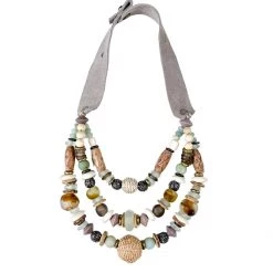 Twine + Twig Layered Classic Necklace | Sea Glass Sea Glass Collection