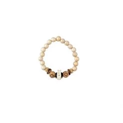 Twine + Twig Single Stack Bracelet | Neutral Tribal