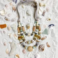 Twine + Twig Layered Classic Necklace | Sea Glass Sea Glass Collection 9 Twine + Twig Layered Classic Necklace | Sea Glass Sea Glass Collection