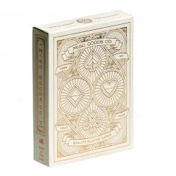 Twine + Twig Ivory/Gold Deck Of Playing Cards