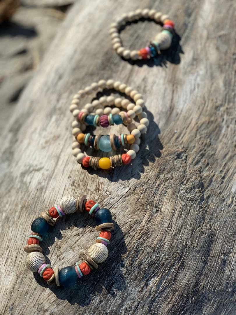 Twine + Twig Calypso Collection Trio Stack Bracelet Set | Calypso 6 Twine + Twig Calypso Collection Trio Stack Bracelet Set | Calypso