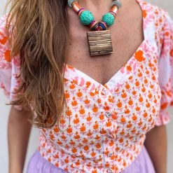 Twine + Twig Mid Pendant Necklace | Tropic Tropic Collection