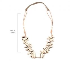 Twine + Twig Cord Classic Necklace | Cowrie 11 Twine + Twig Cord Classic Necklace | Cowrie