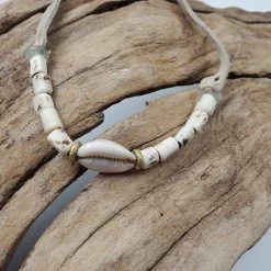 Twine + Twig Layer Choker Necklace | Cowrie Cowrie Collection