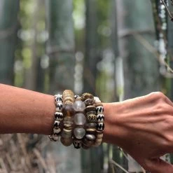 Twine + Twig Tribal Stack Bracelet | Tones Batik