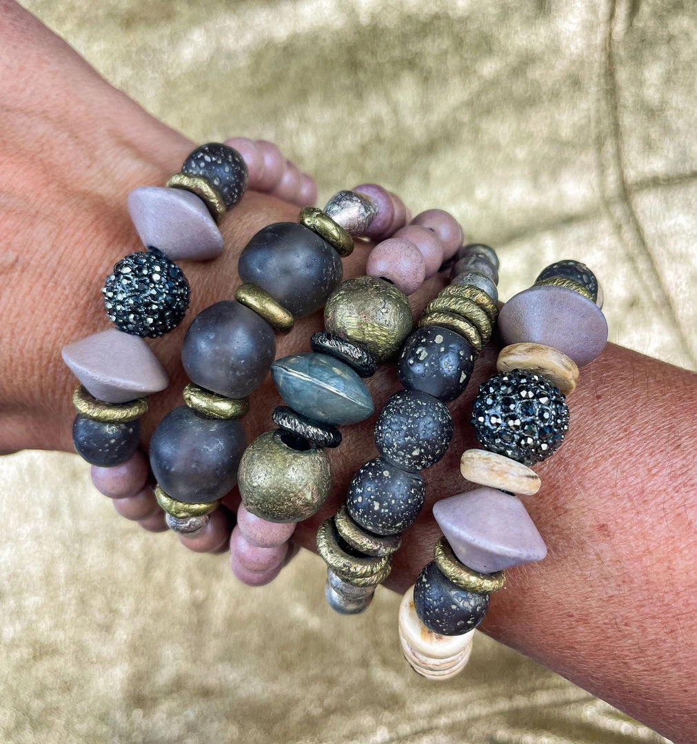 Twine & Twig Pavé Collection Metal Single Stack Bracelet | Pavé 4 Twine & Twig Pavé Collection Metal Single Stack Bracelet | Pavé