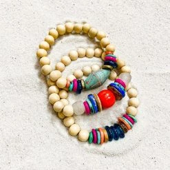 Twine + Twig Tropic Collection Trio Stack Bracelet Set | Tropic