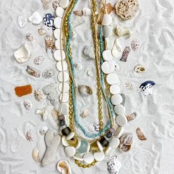 Twine + Twig Sea Glass Layer Necklace Set Sea Glass Collection 7 Twine + Twig Sea Glass Layer Necklace Set Sea Glass Collection