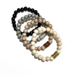 Twine + Twig Simple Stack Bracelet | City