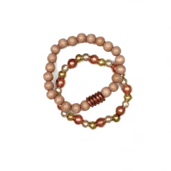 Twine + Twig Duo Bracelet Set | Mixed Metal Bracelets