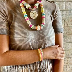 Twine + Twig Mid Pendant Necklace | Electric Tones Collection