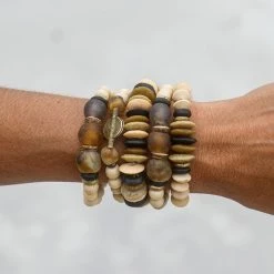 Twine + Twig Neutral Collection Intricate Stack Bracelet | Desert