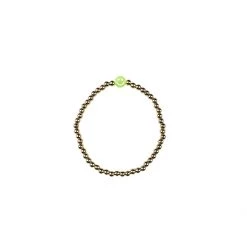 Twine & Twig Sales 20 Twine + Twig Gold Smiley Face Bracelet | Green Teen Collection