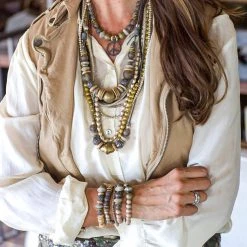 Twine & Twig Slim Pendant Necklace | Pavé Pavé Collection