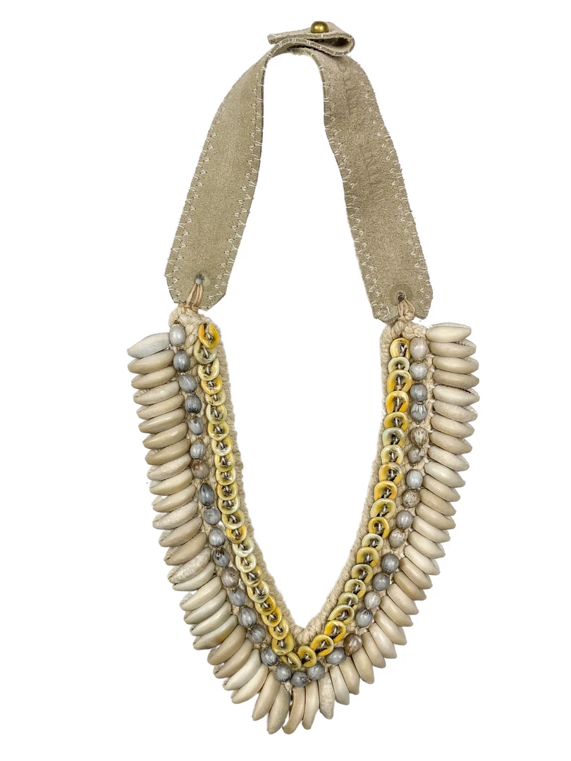 Twine + Twig Cowrie Collar Necklace | Edition 18 1 Twine + Twig Cowrie Collar Necklace | Edition 18