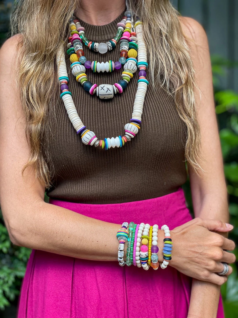 Twine + Twig Layered Classic Necklace | Fiesta Fiesta Collection 4 Twine + Twig Layered Classic Necklace | Fiesta Fiesta Collection