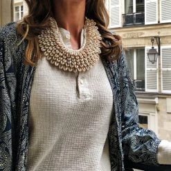 Twine + Twig Cowrie Collar Necklace | Edition 7 Cowrie Collection