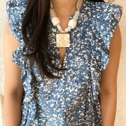 Twine + Twig B+W Collection Mid Pendant Necklace | Miami