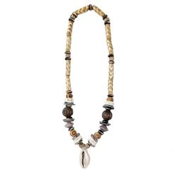 Twine + Twig Tribal Classic Necklace | Cowrie