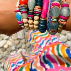 Twine + Twig Tropic Collection Metal Single Stack Bracelet | Tropic