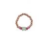 Twine & Twig Pink + Pavé Collection Single Stack Bracelet | Pink + Pavé