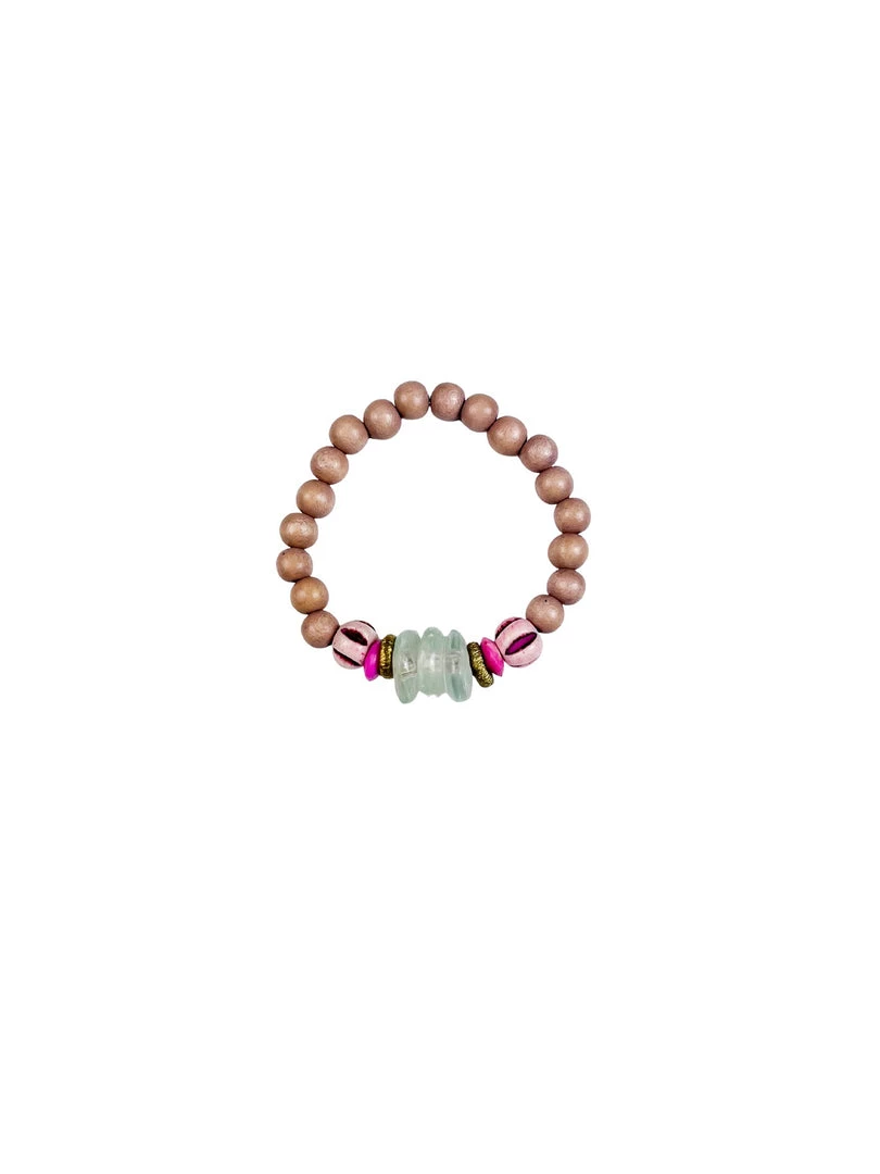 Twine & Twig Pink + Pavé Collection Single Stack Bracelet | Pink + Pavé 1 Twine & Twig Pink + Pavé Collection Single Stack Bracelet | Pink + Pavé