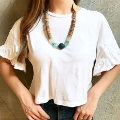 Twine + Twig Tones Collection Stacked Classic Necklace | Lagoon