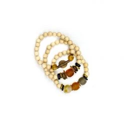 Twine + Twig Trio Stack Bracelet Set | Desert