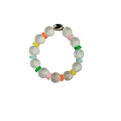 Twine + Twig Teen Collection Intricate Stack Bracelet | Electric White