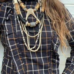 Twine + Twig Necklaces Stacked Classic Necklace | Batik