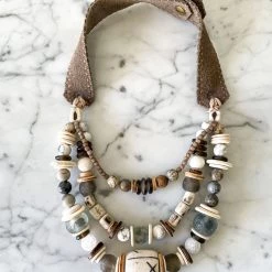 Twine + Twig Layered Classic Necklace | Stone