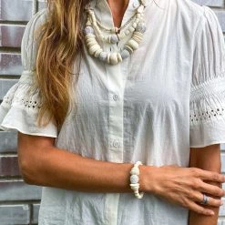 Twine + Twig Layered Classic Necklace | Montauk B+W Collection