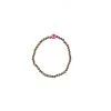 Twine + Twig Gold Smiley Face Bracelet | Pink Teen Collection