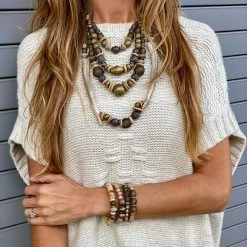 Twine & Twig Pavé Collection Layered Classic Necklace | Pavé 7 Twine & Twig Pavé Collection Layered Classic Necklace | Pavé