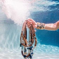 Twine + Twig Tones Collection Stacked Classic Necklace | Lagoon